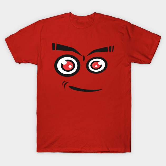 Evil smirk face T-Shirt by PharaohCloset